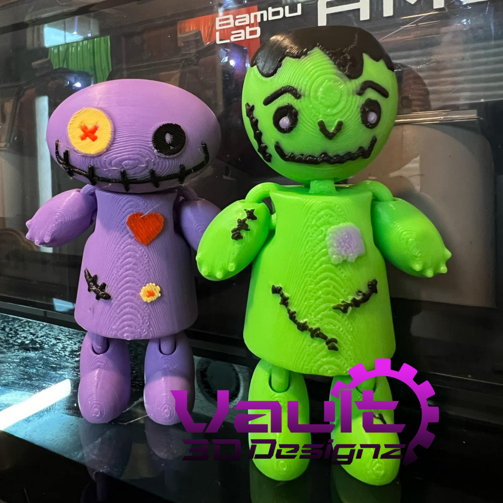 Flexi Franken Dude multicolor Halloween fidget