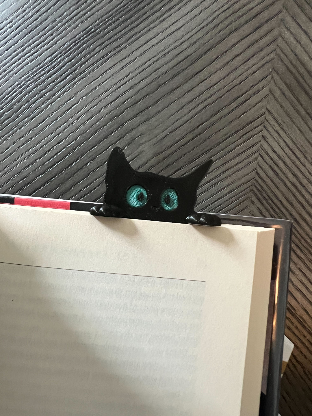 Peeking Cat Kitty Bookmark