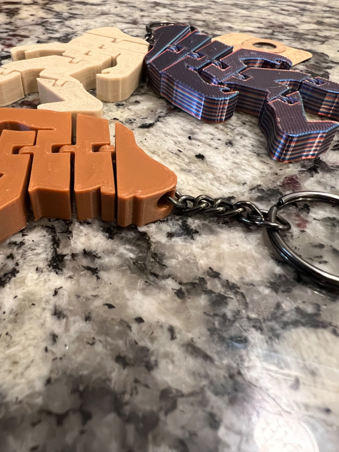 Flexi Sasquatch Keychain