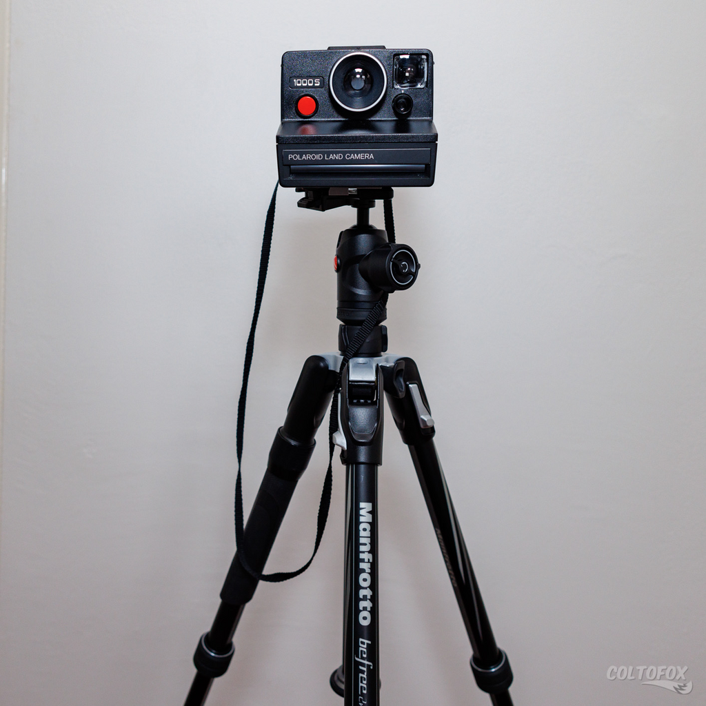 Polaroid Land Camera 1000 Manfrotto Tripod Mount