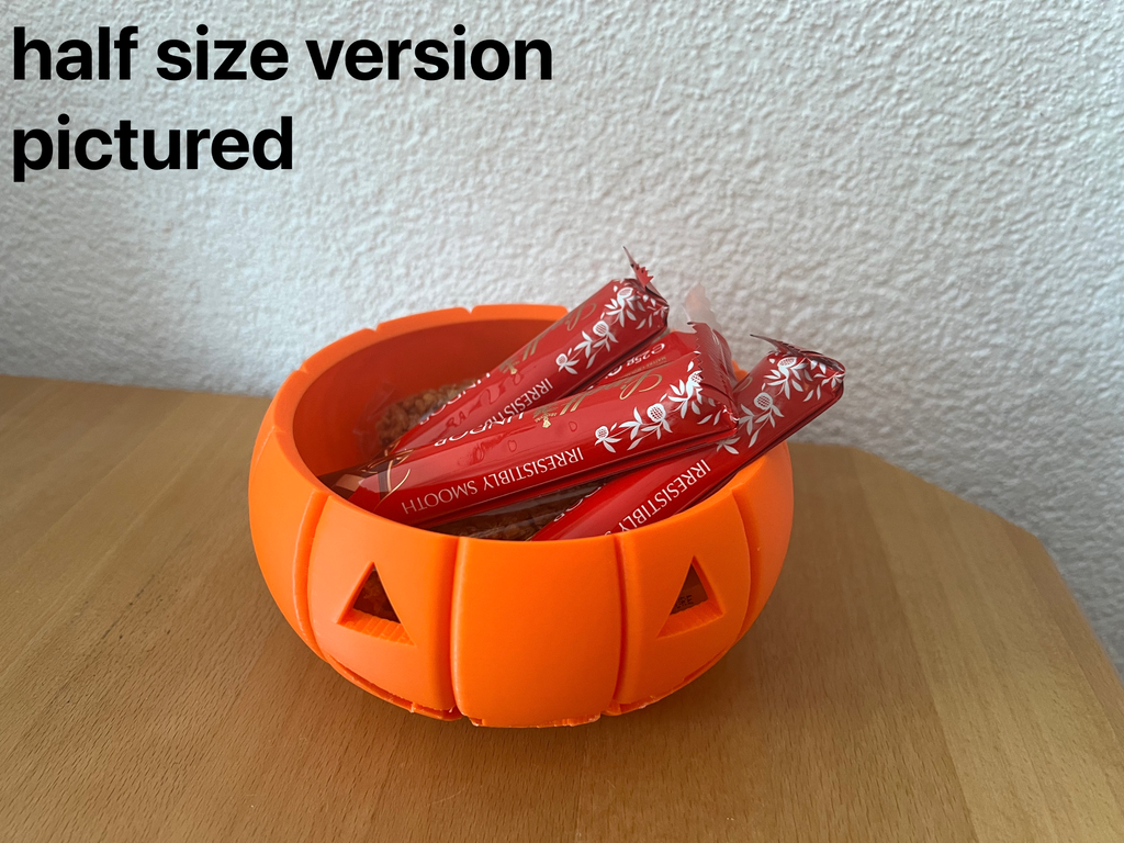 Friendly Pumpkin Halloween Candy Bowl