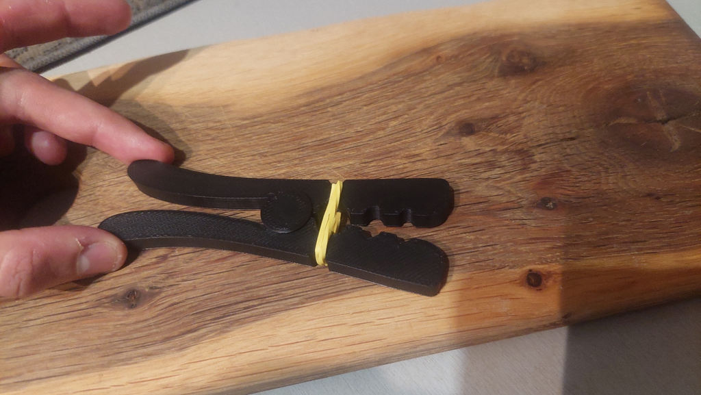 Modern clip - Easy print in place!