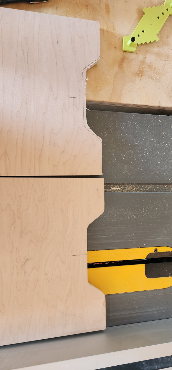 Parameterized Router Template - drawer pull cutout