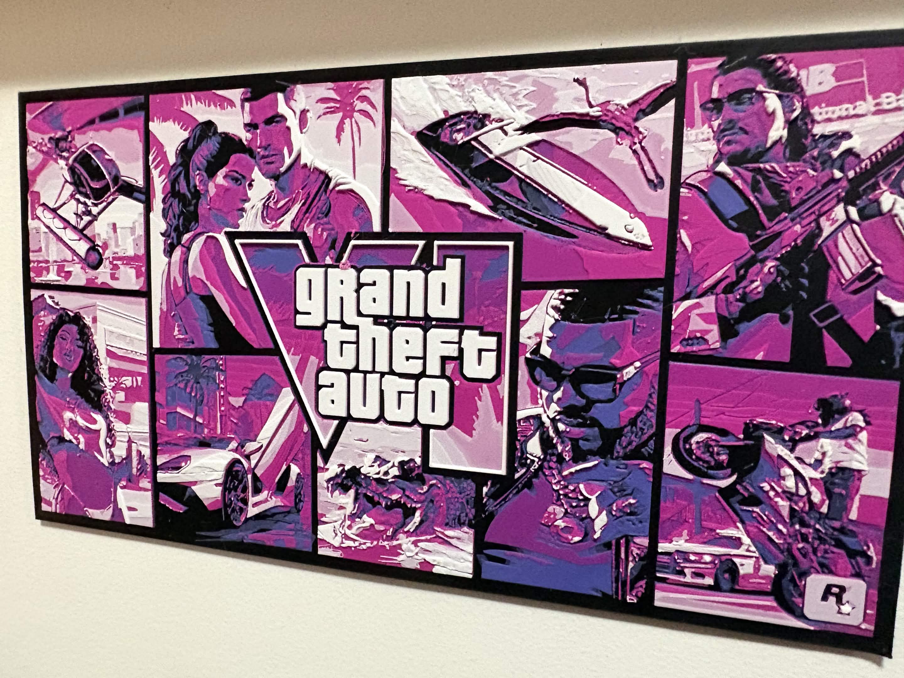 Grand Theft Auto 6 Cover Art Poster