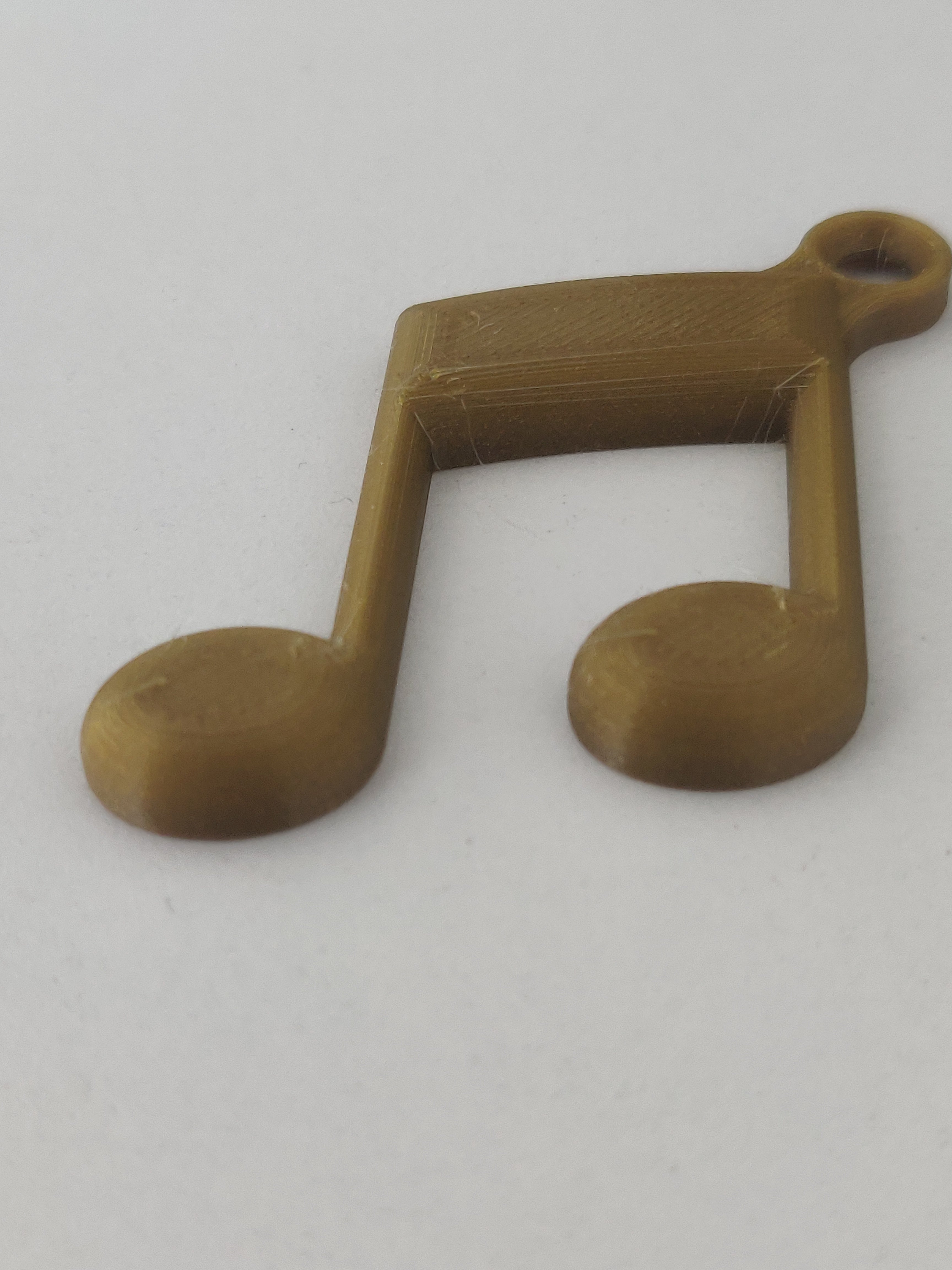 Musical Note keyring keychain