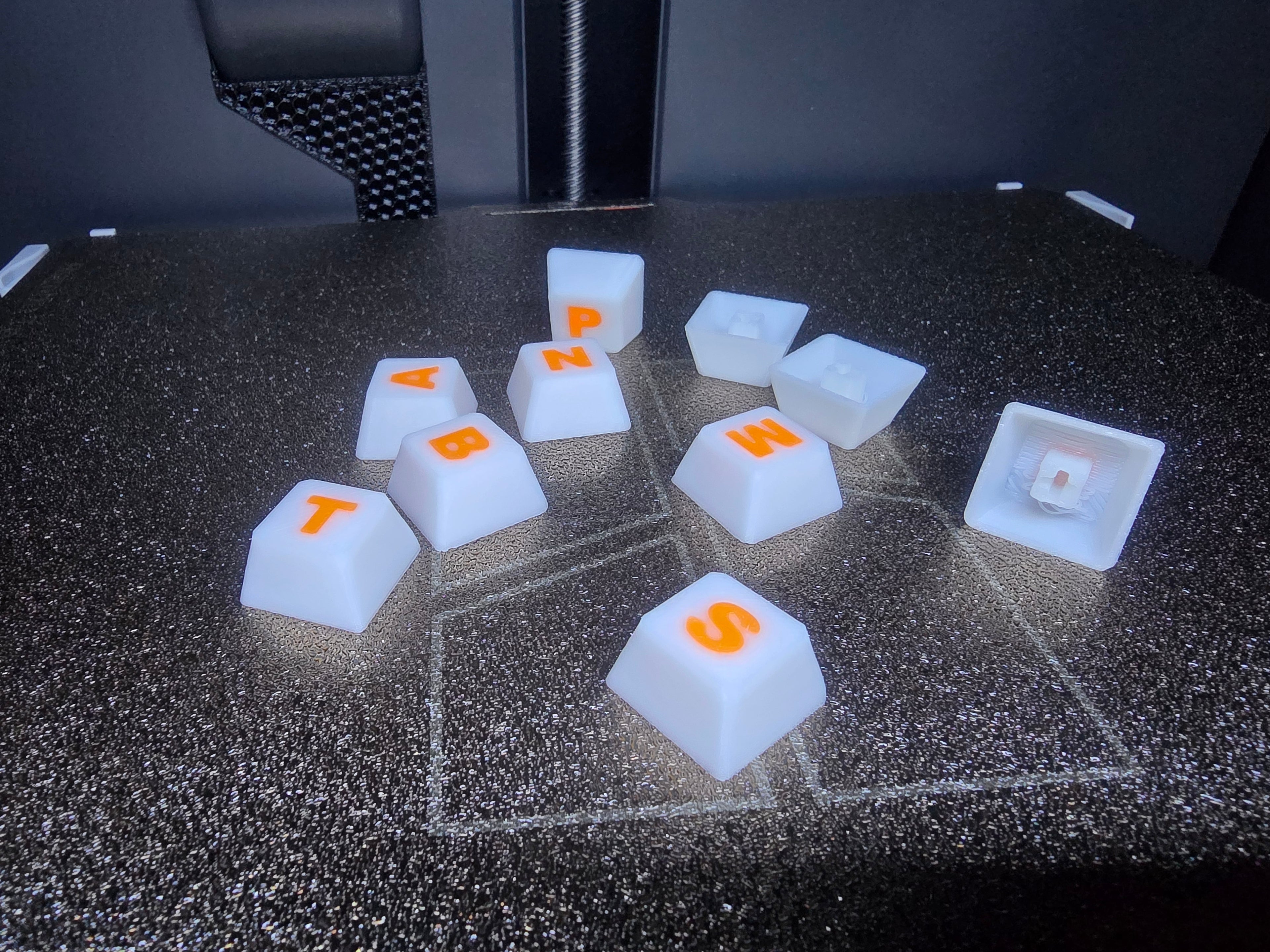 Alphanumeric Simple Cherry MX Keycaps