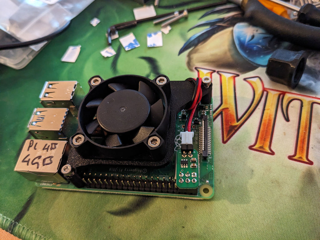 Raspberry Pi 4B Fan holder