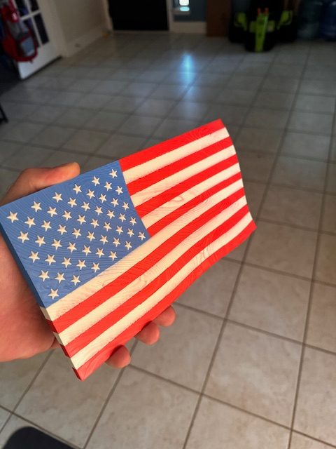 US Flying Flag