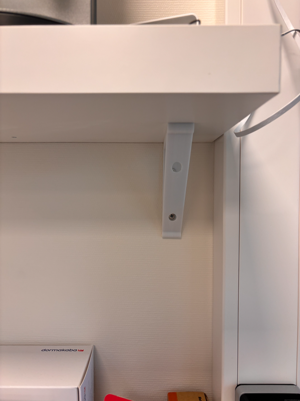 Solid shelf bracket-/ IKEA Lack bracket