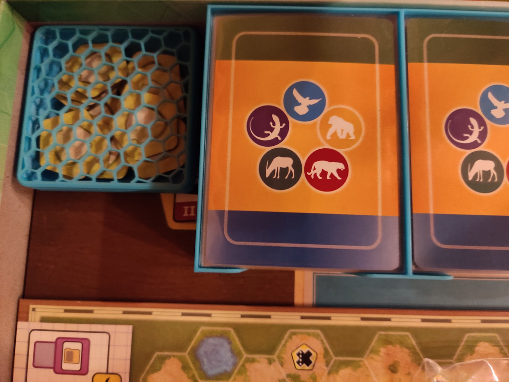 Ark Nova Organizer (including Waterworld) for sleeved cards and tokens