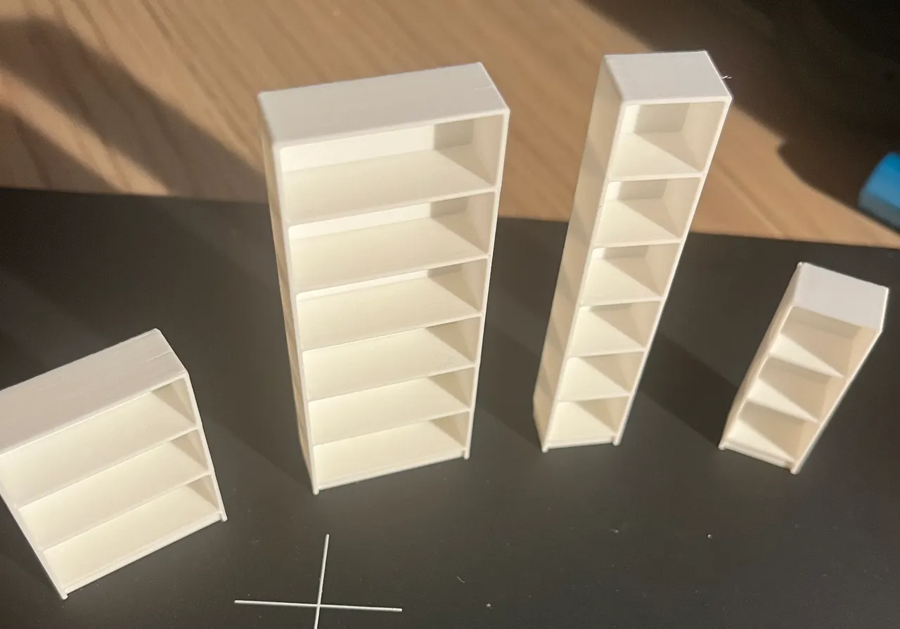 Miniature Billy bookshelves