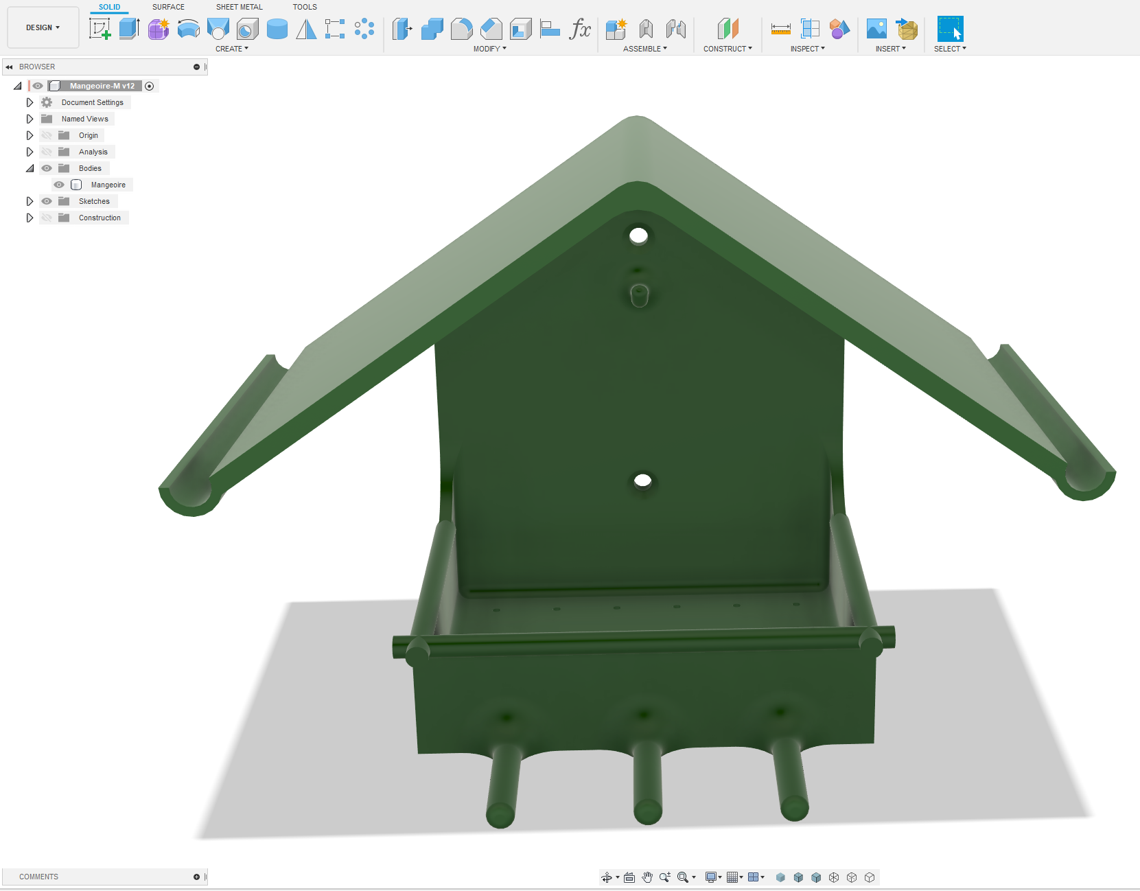 Bird feeder - Fat ball holder