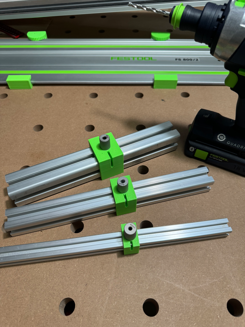 Drill Guide for Aluminium Profile