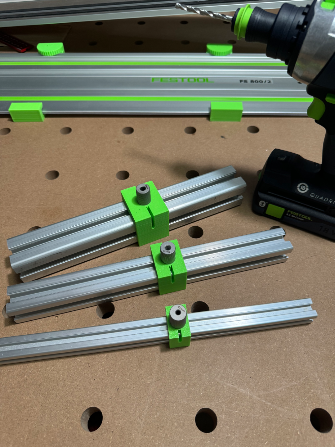 Drill Guide for Aluminium Profile