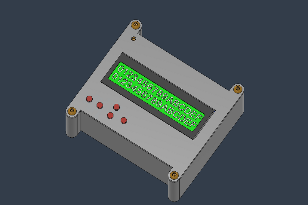 Arduino LCD & Keypad Shield Enclosure