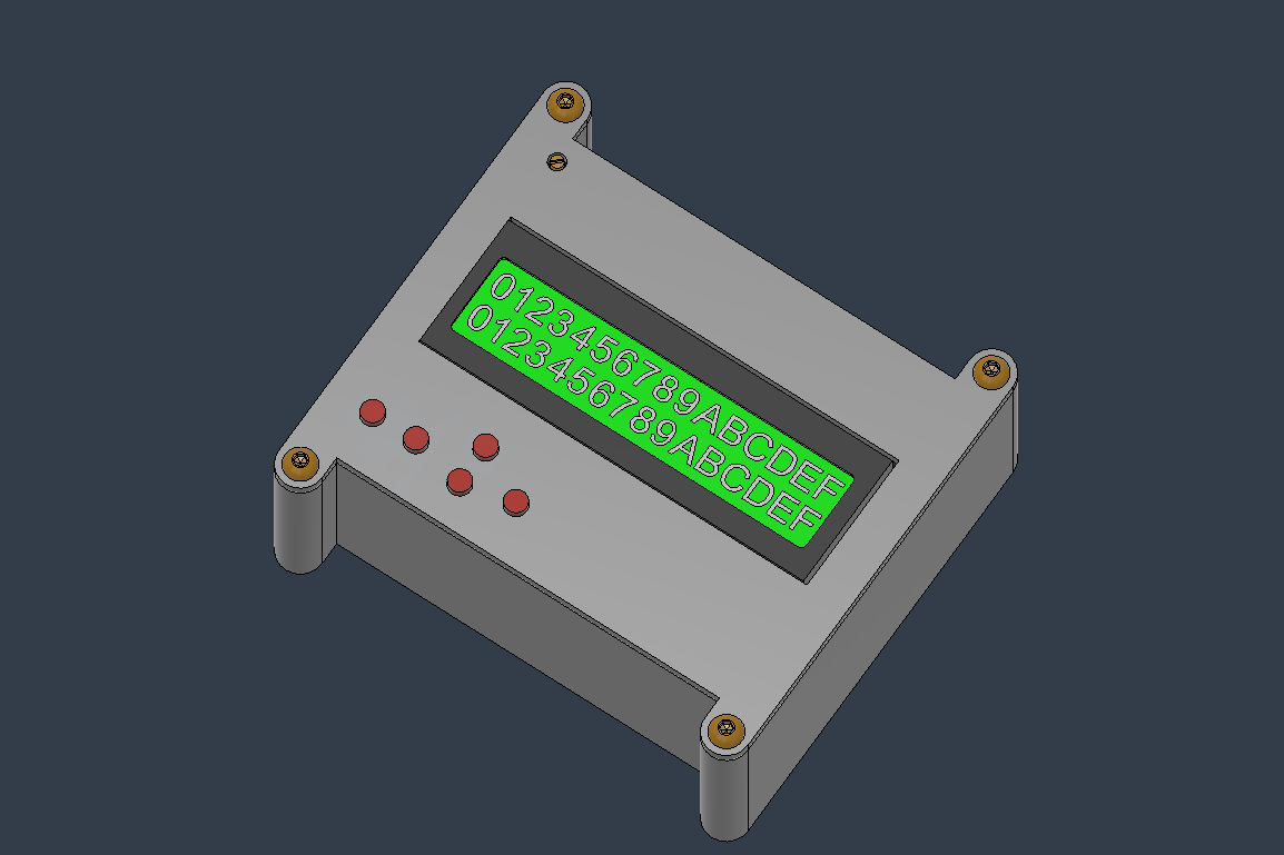 Arduino LCD & Keypad Shield Enclosure