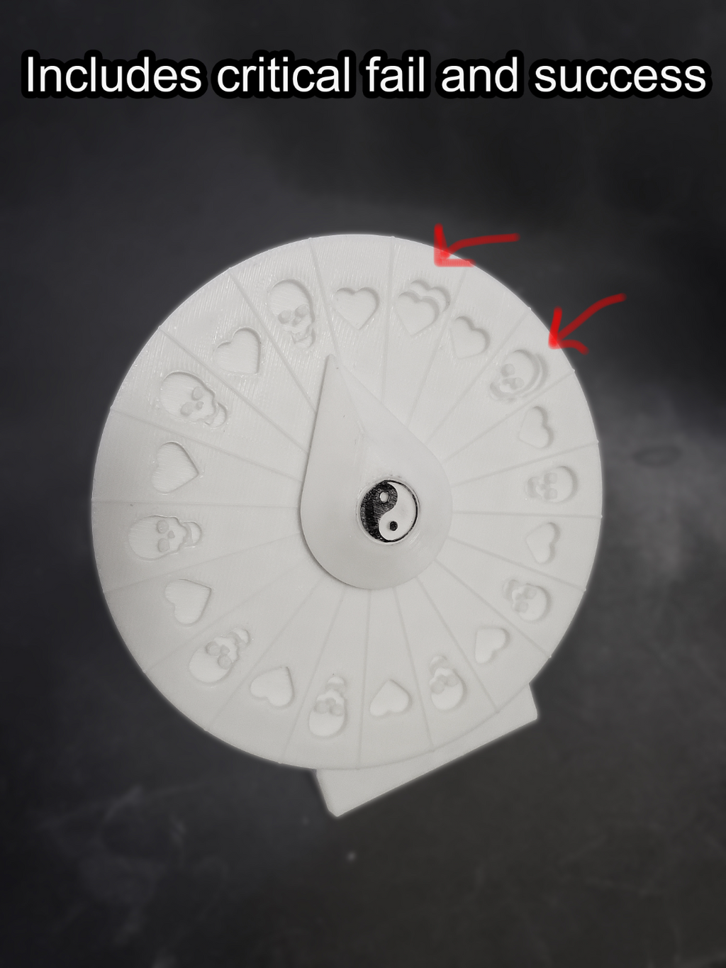 Wheel of fate: Death Saving Throw spinner!