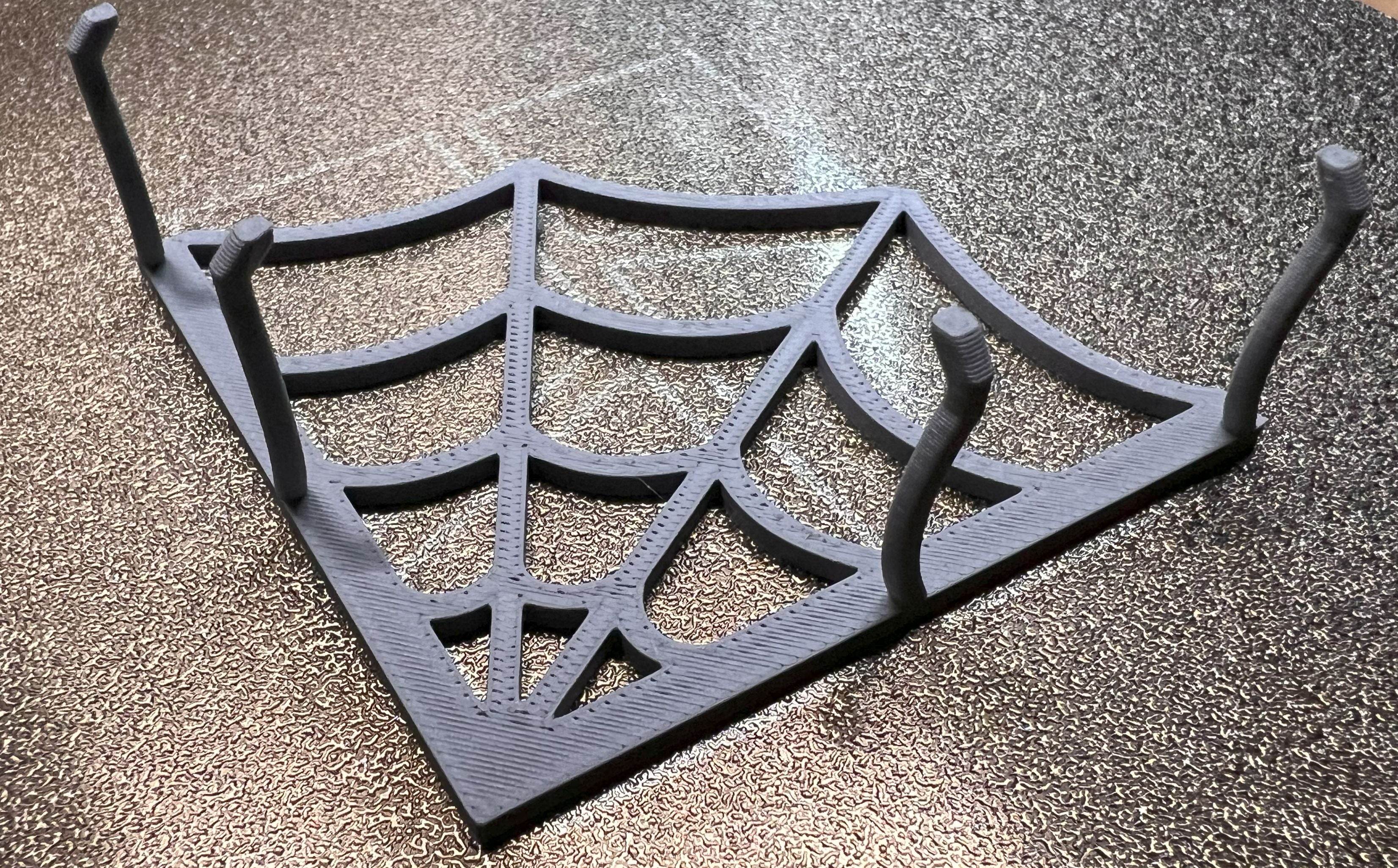Cabinet Door Corner Spider Web Decoration