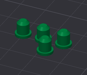 A1 End Cap Filament Hub