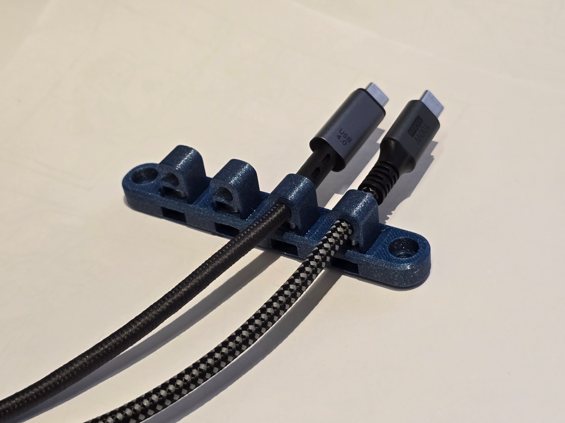 No-Glue Magnetic Cable Organizer
