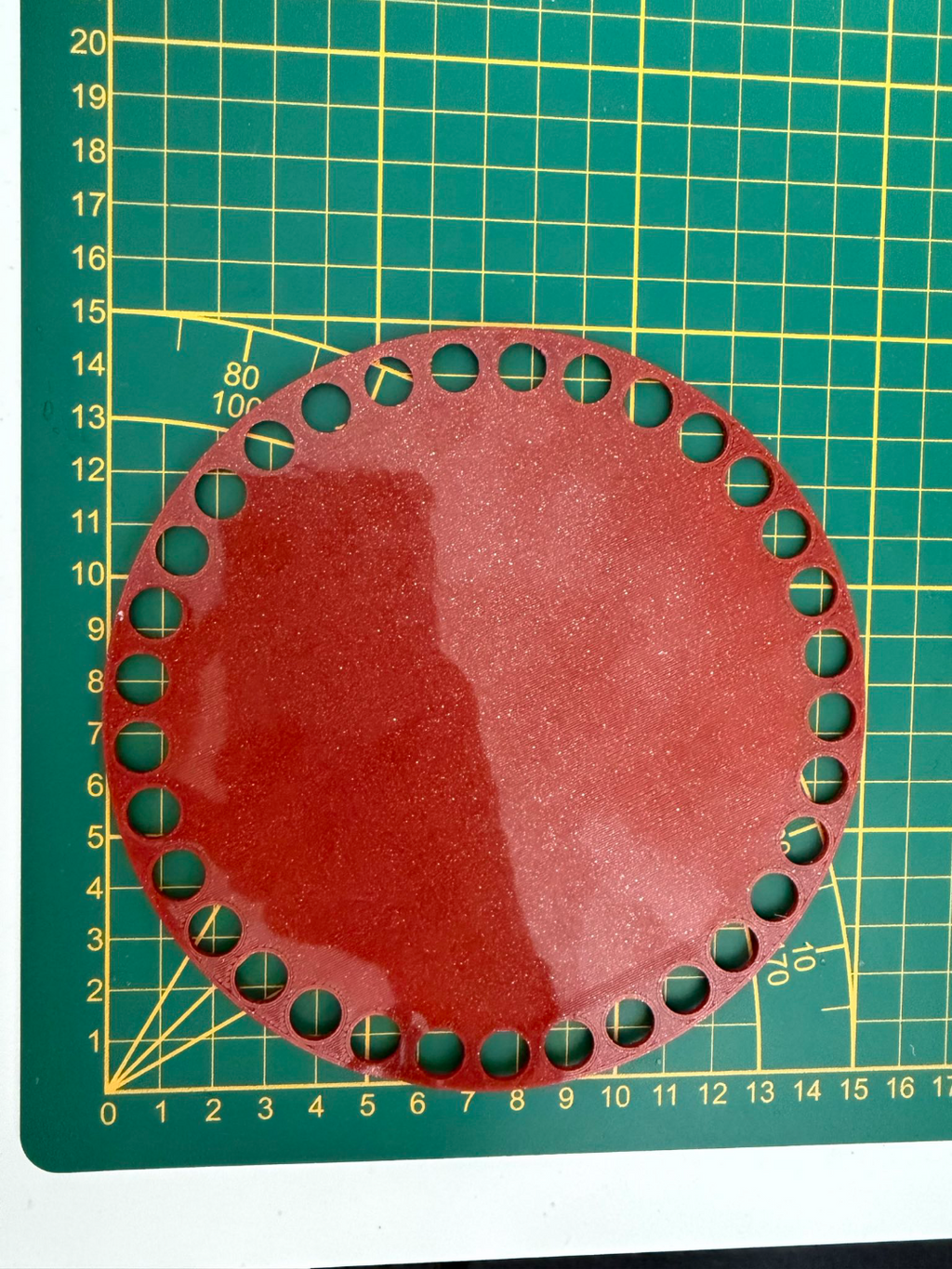 bottom basket to crochet circle 150 mm