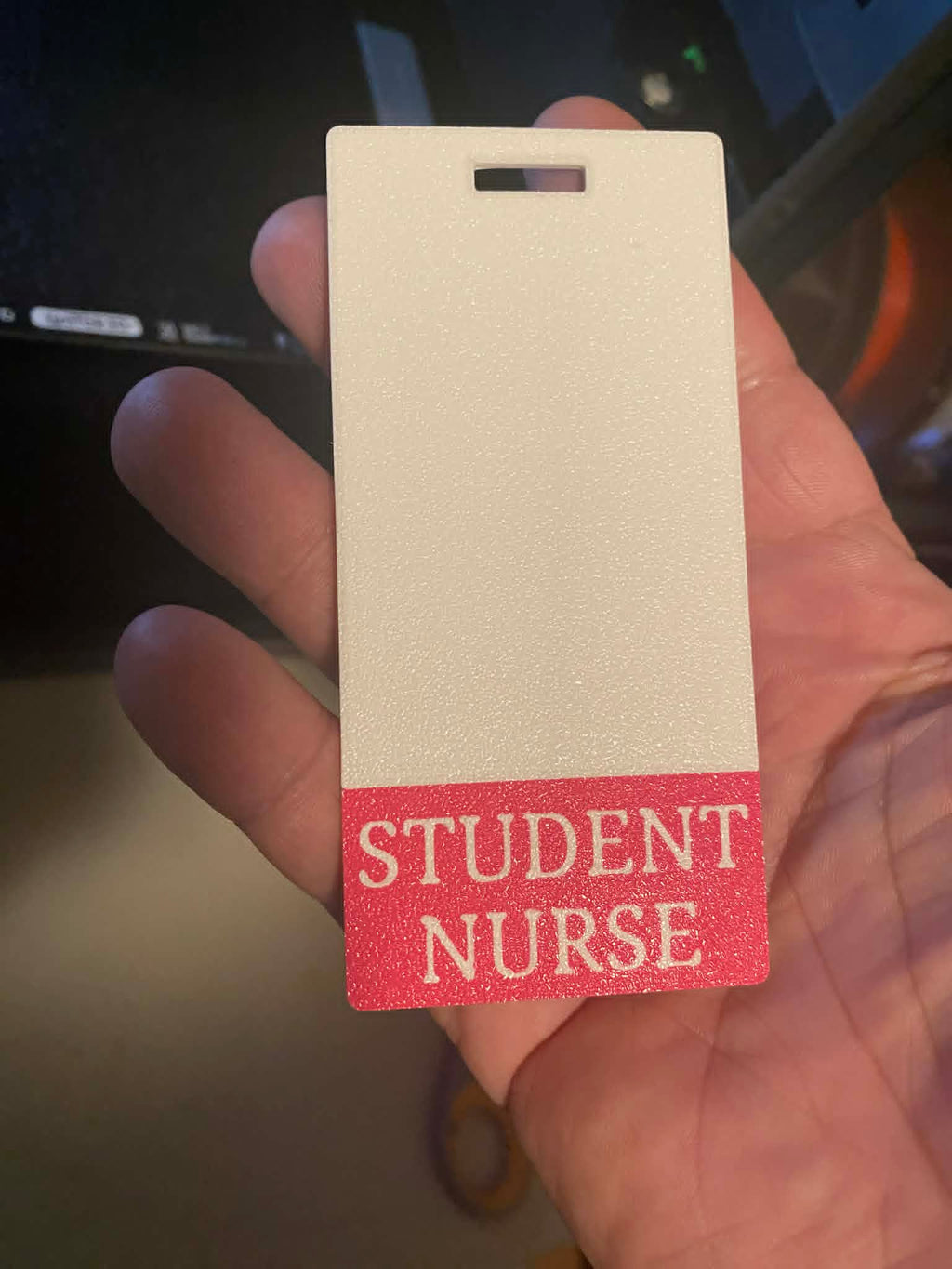 STUDENT NURSE Badge Buddy Name tag