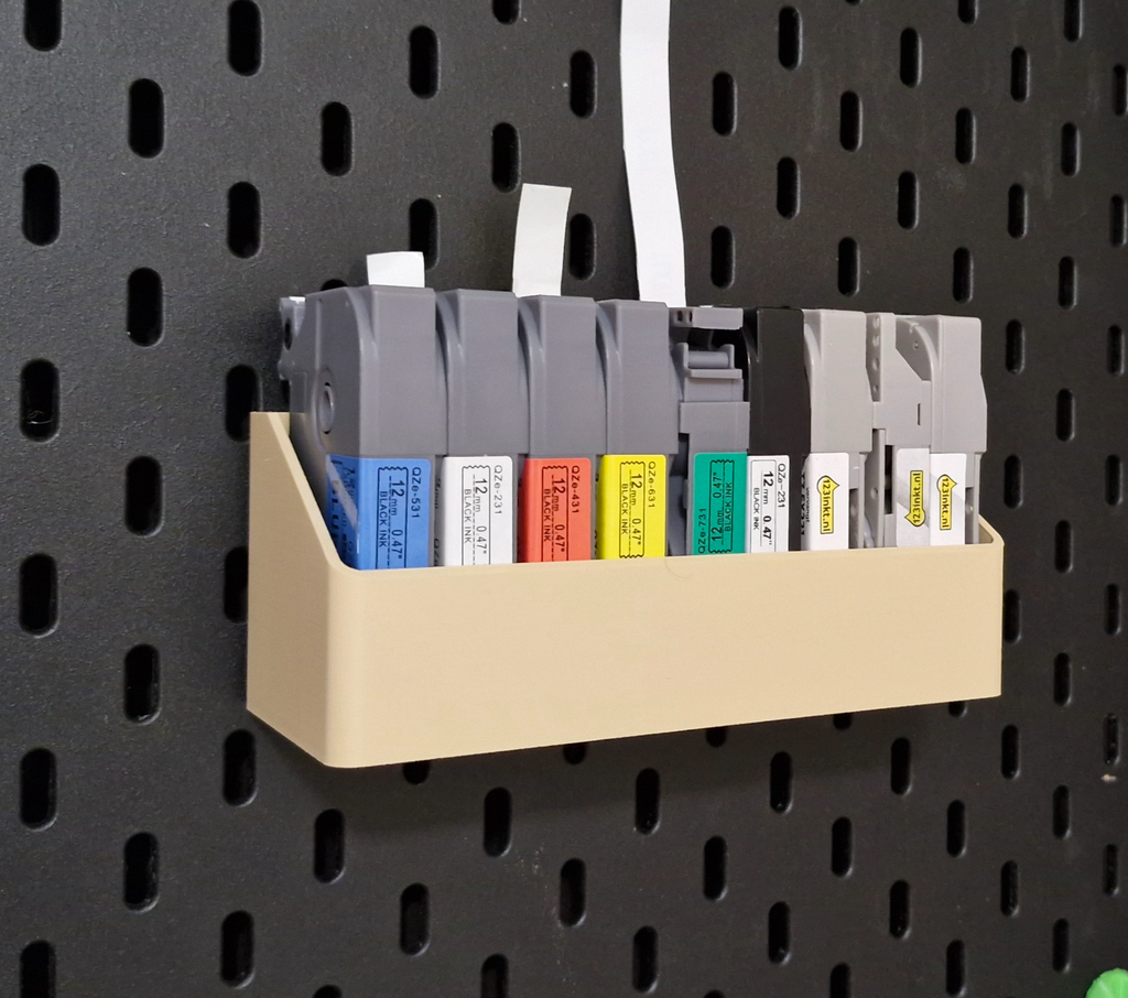 Skadis brother P-touch tape holder