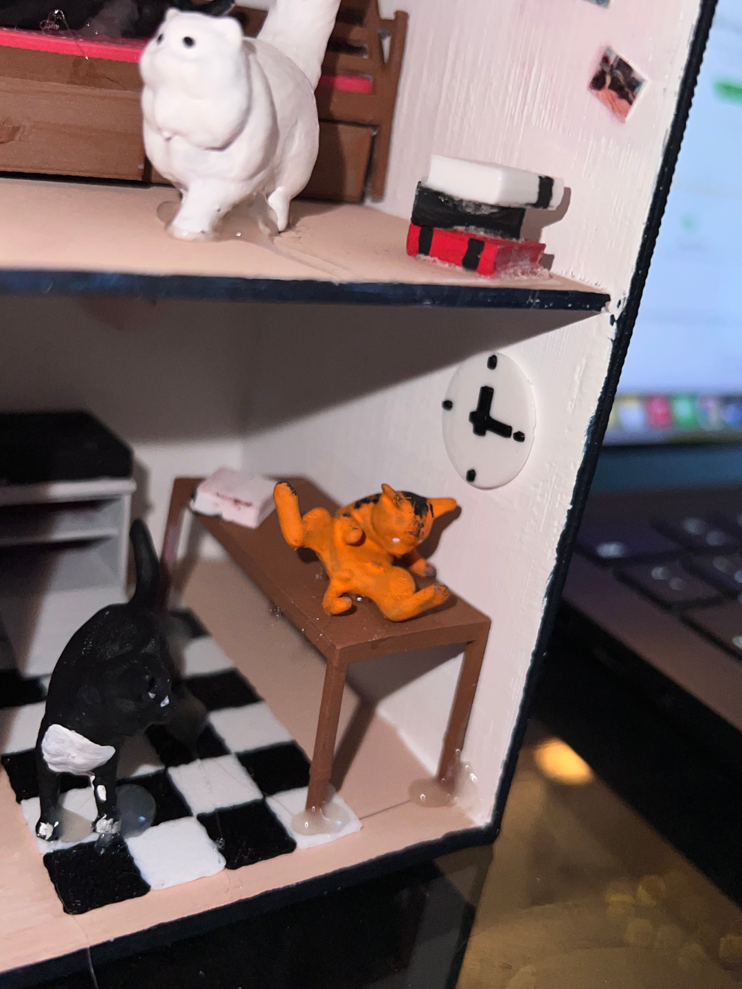 Miniature Clock for dollhouse