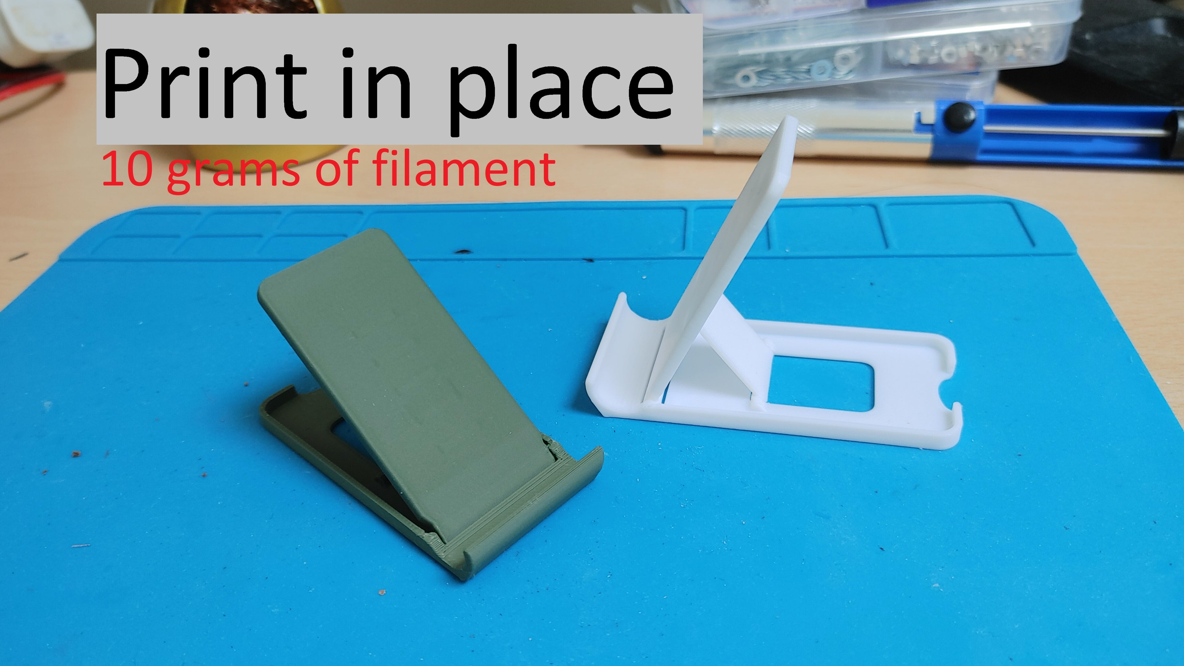 Adjustable Phone Stand (Print-in-place)