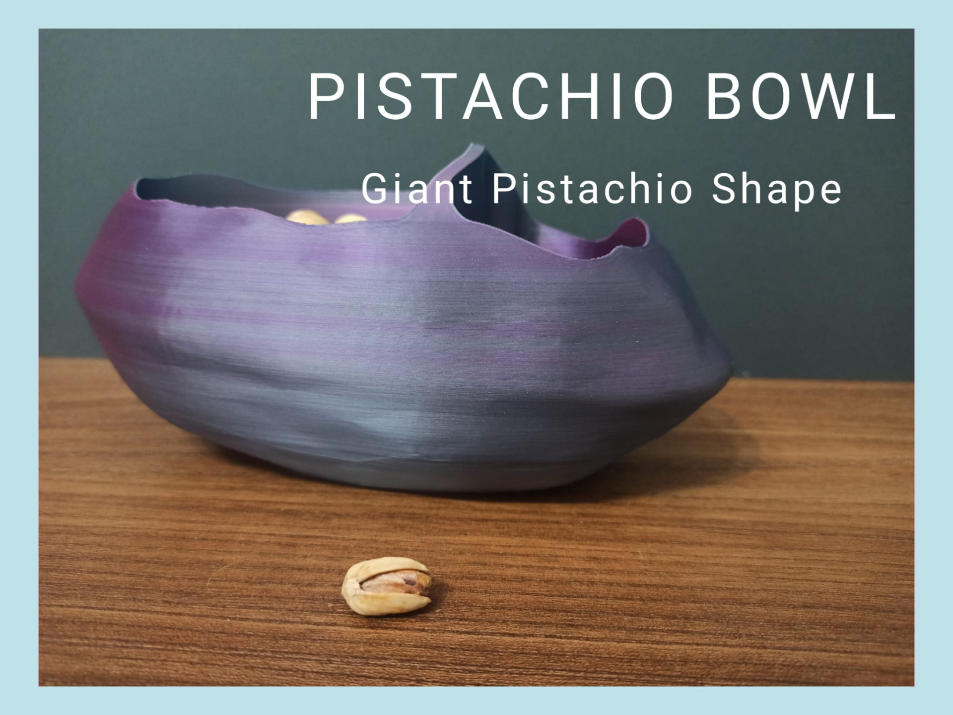 pistachio giant -Pistachio bowl - porta pistacchi