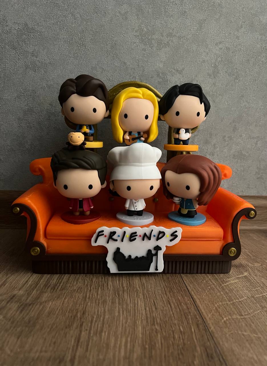 FRIENDS couch for McDonalds figures