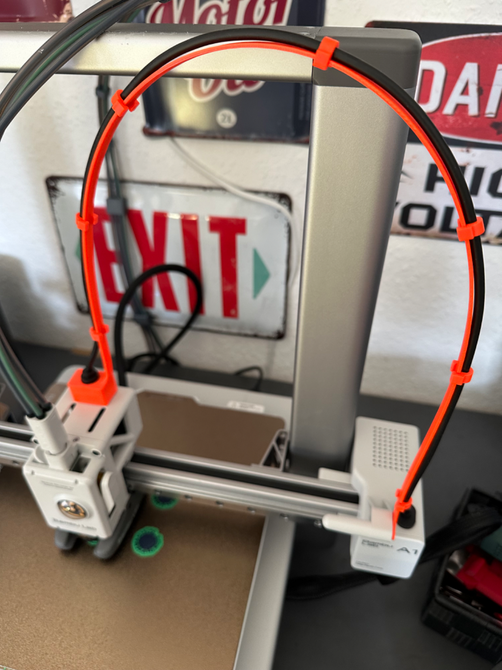 Bambulab A1 Kabelhalterung Druckkopf