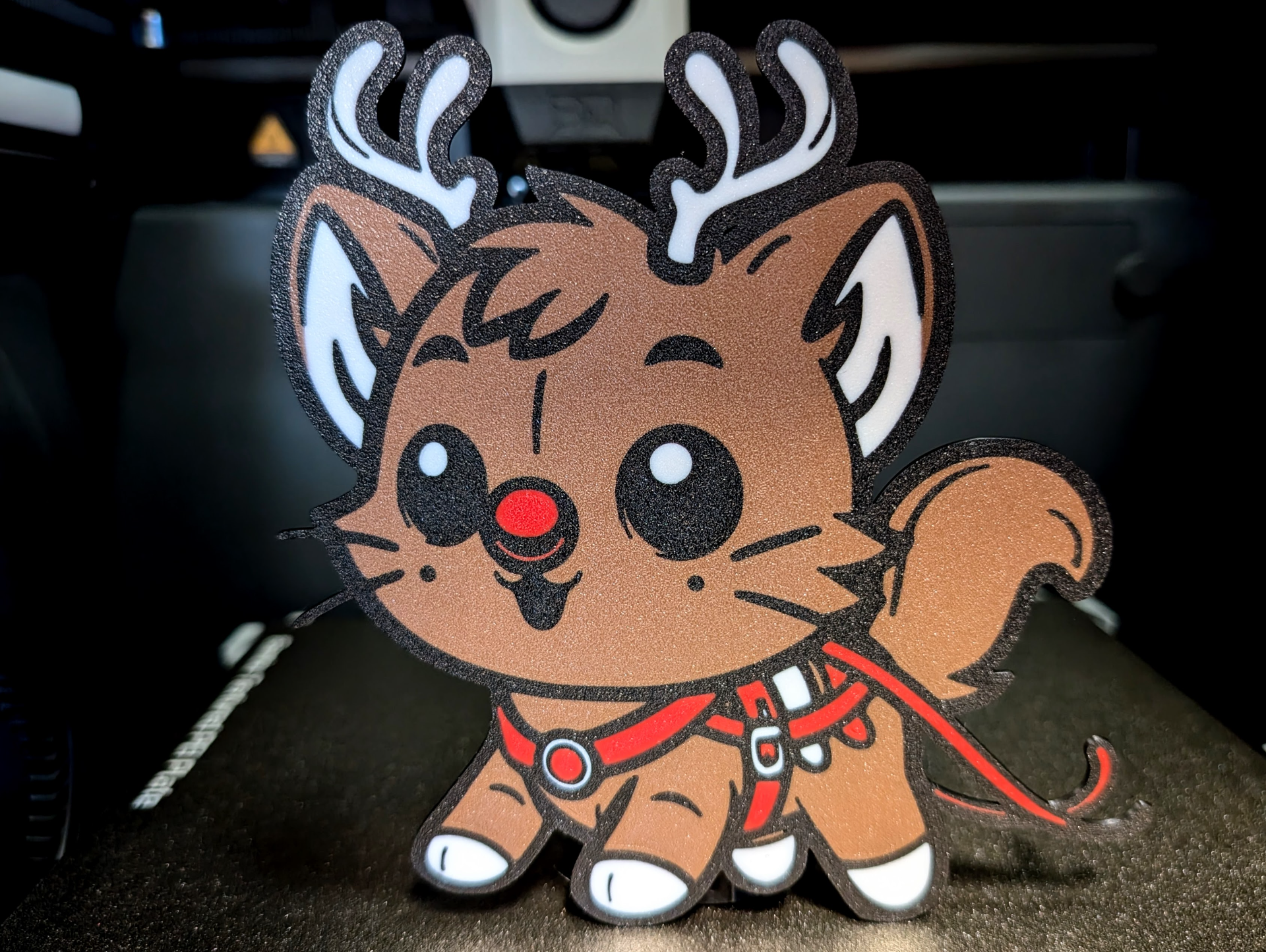 Rudolph The Red Nose Reindeer Cat Decoration