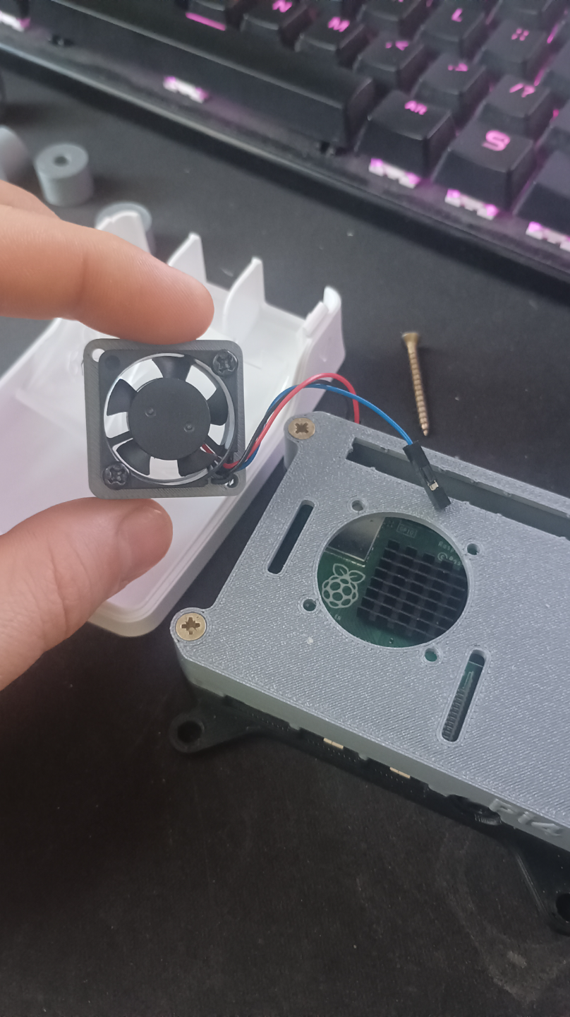 Original Raspberry PI FAN to 30mm adapter