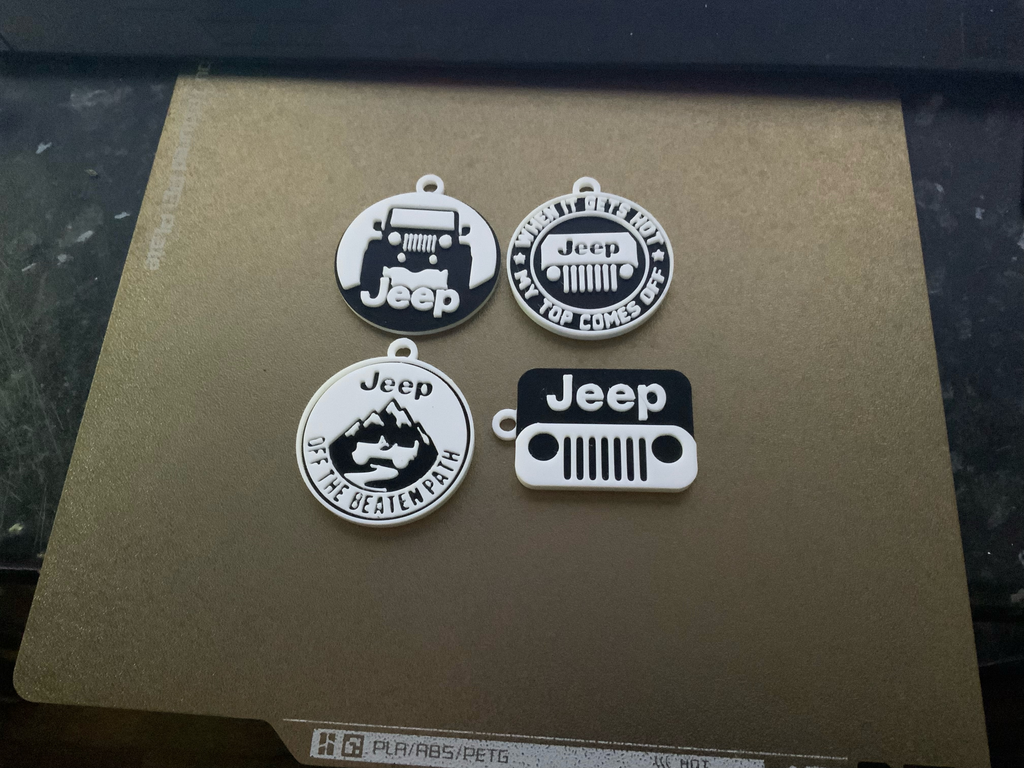 jeep set keychain/charm (free commercial)