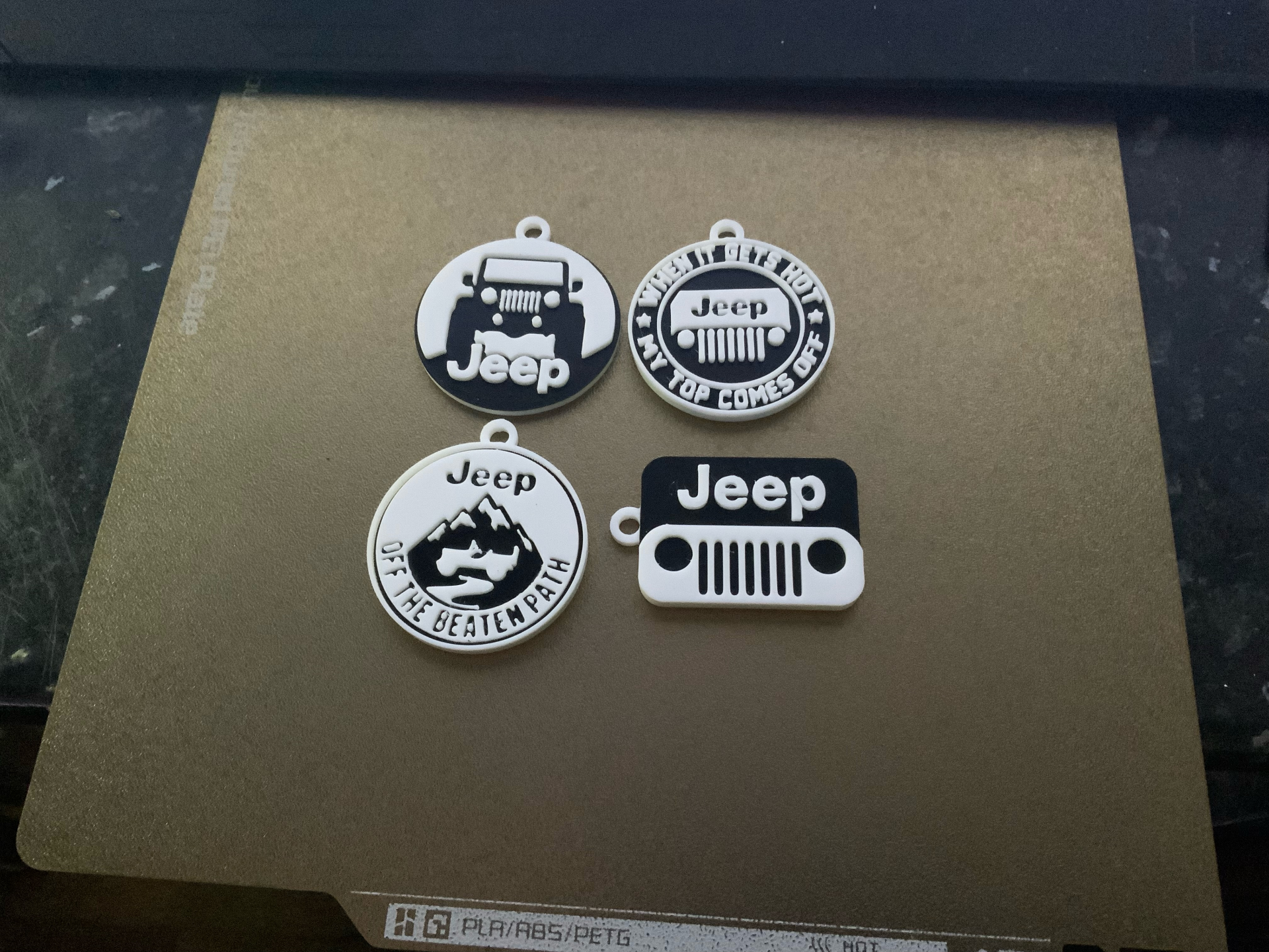 jeep set keychain/charm (free commercial)