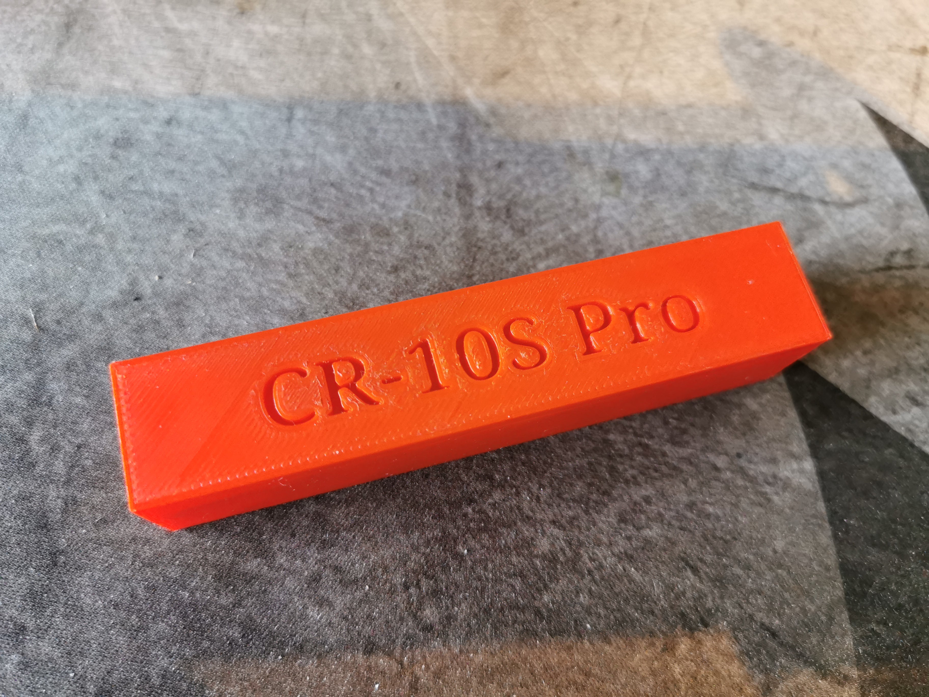Cr-10s Pro Gantry alignment tool block