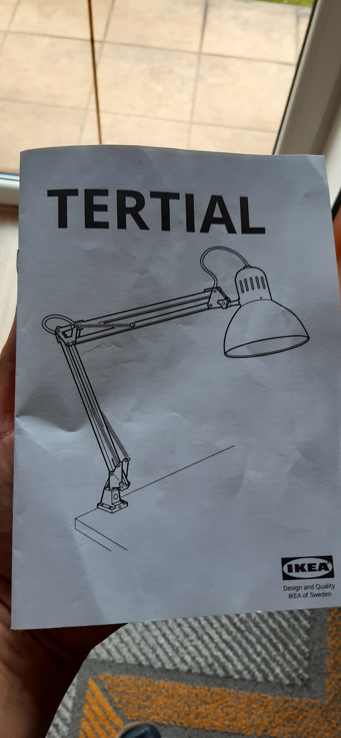 Ikea Tertial lamp bracket