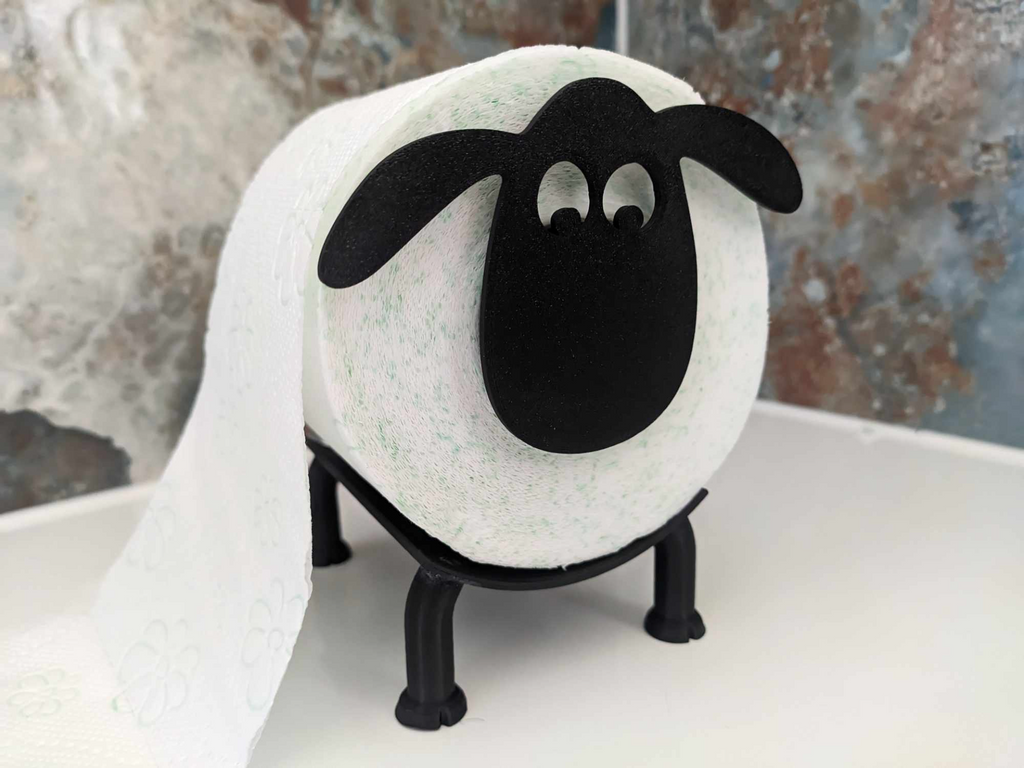 Goat or Sheep toilet paper roll dispenser / holder