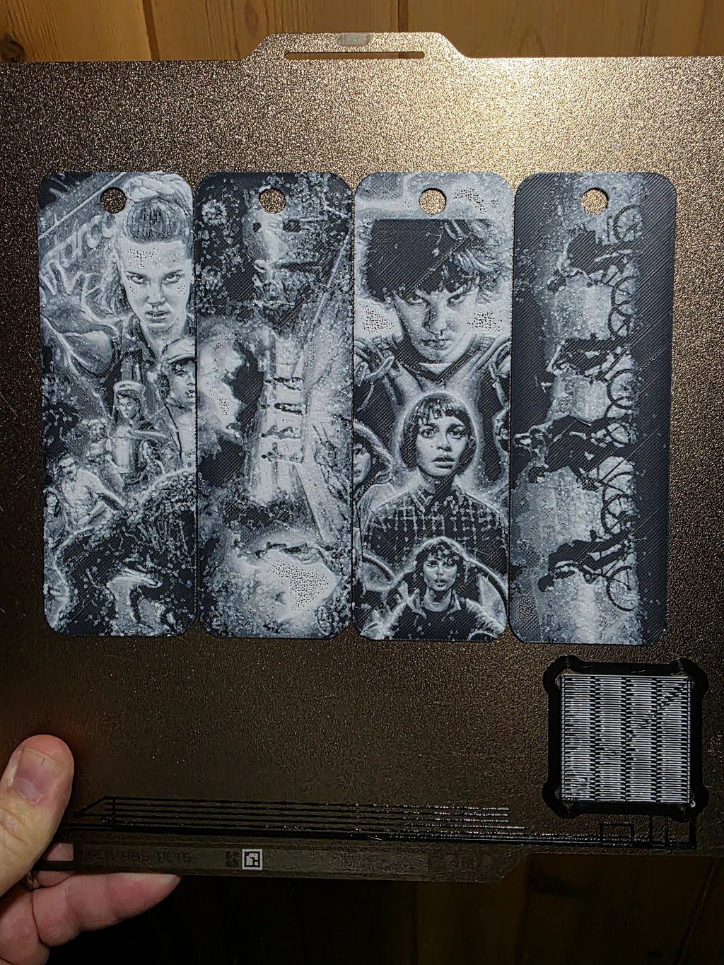 Stranger Things Fan Art Bookmarks Set of 4 NO AMS