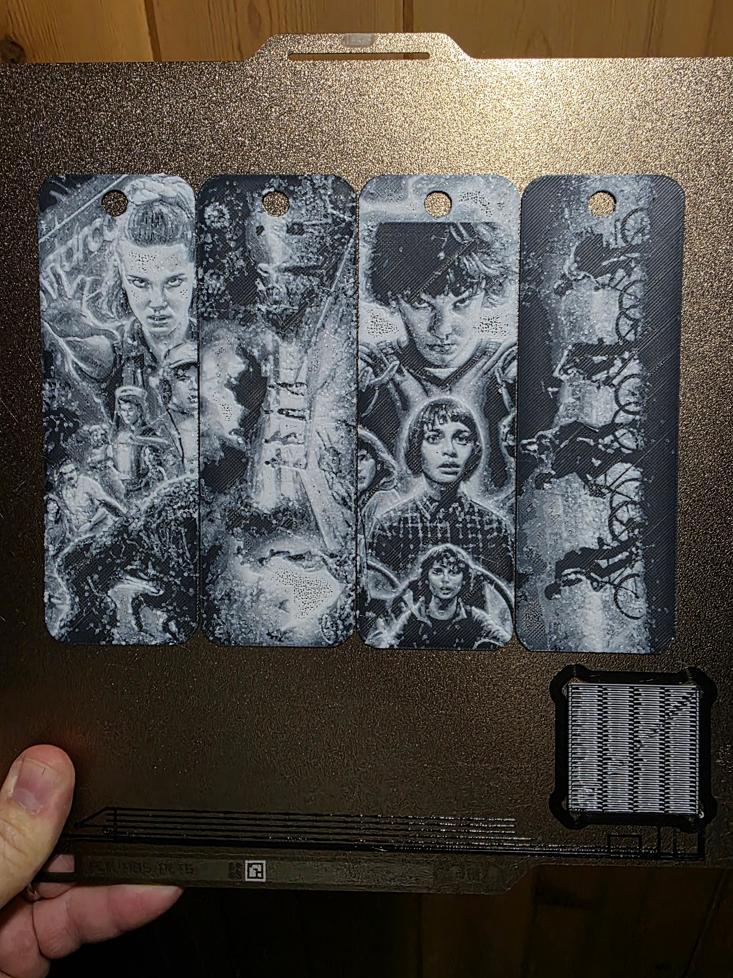 Stranger Things Fan Art Bookmarks Set of 4 NO AMS