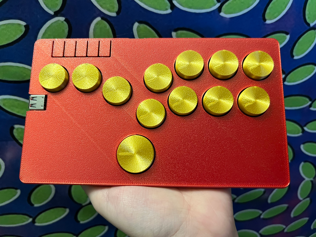 Kolbe Customs Flatbox Leverless Controller 2 Thumb and USB Passthrough (remix of jfdor2's Flatbox)