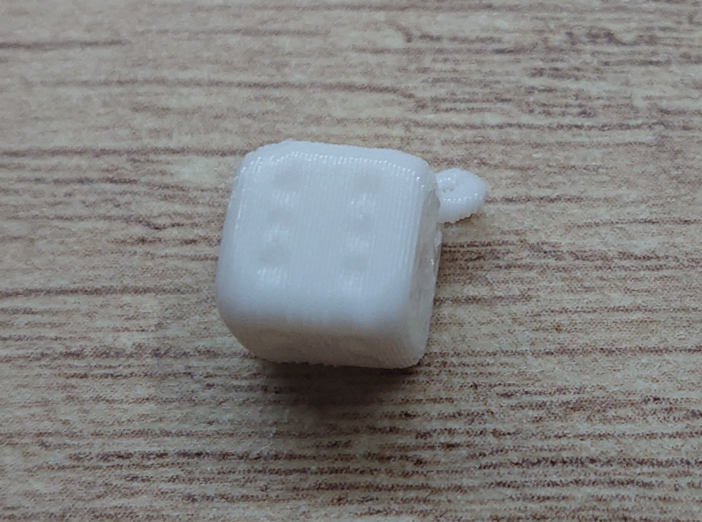 Dice earring/keyring