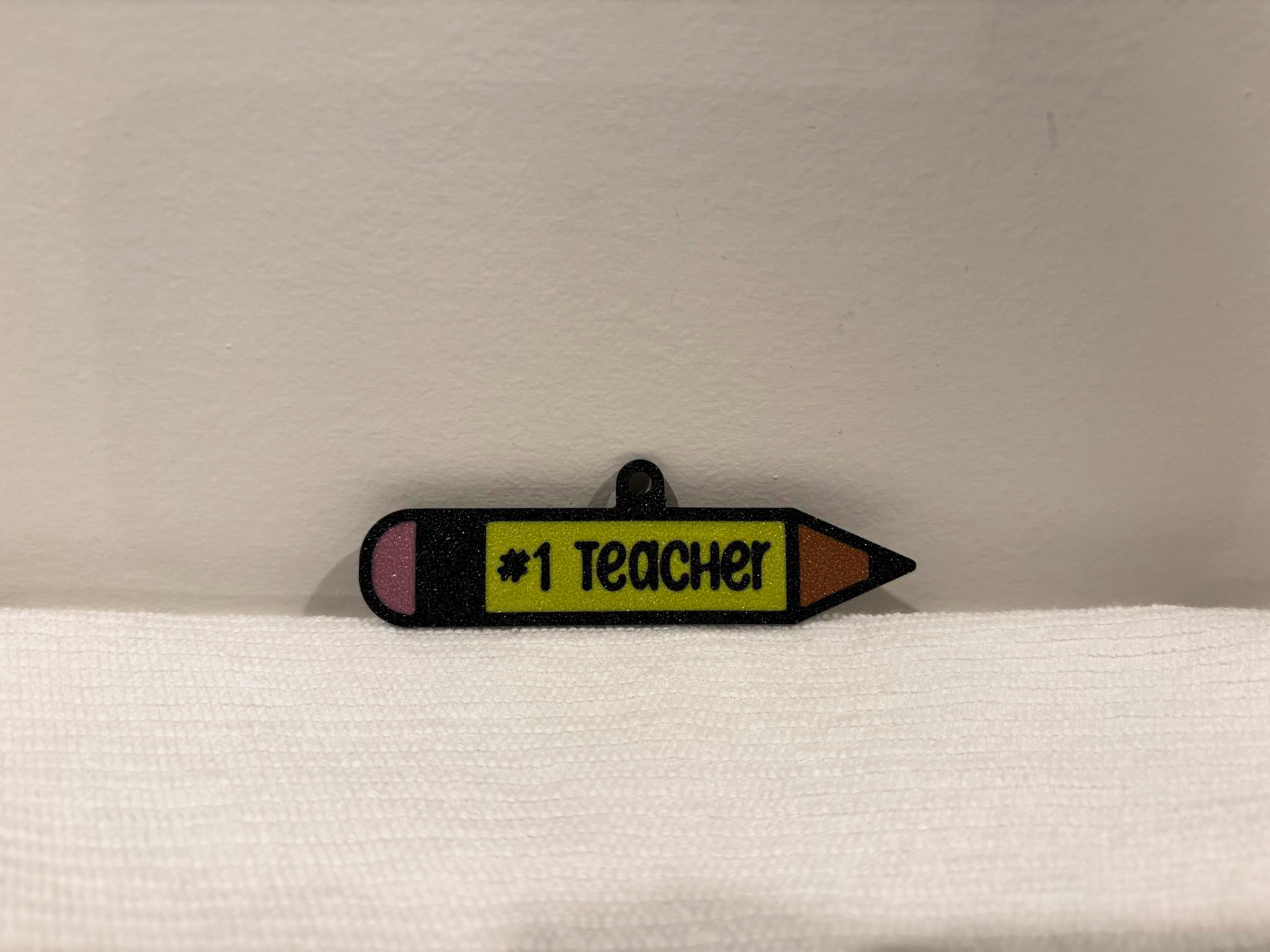 Number 1 Teacher Christmas Tree ornament