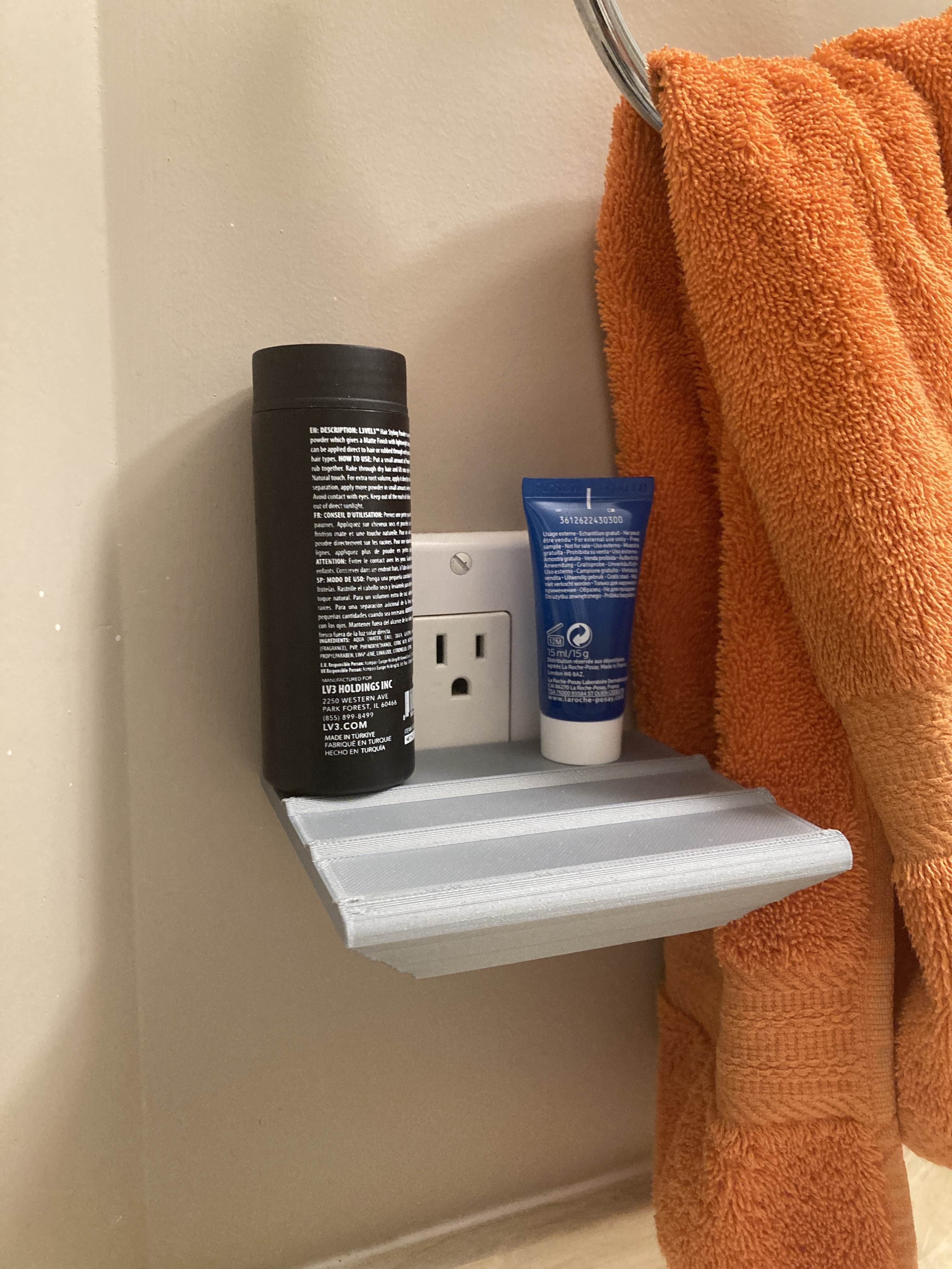 Wall Outlet Shelf