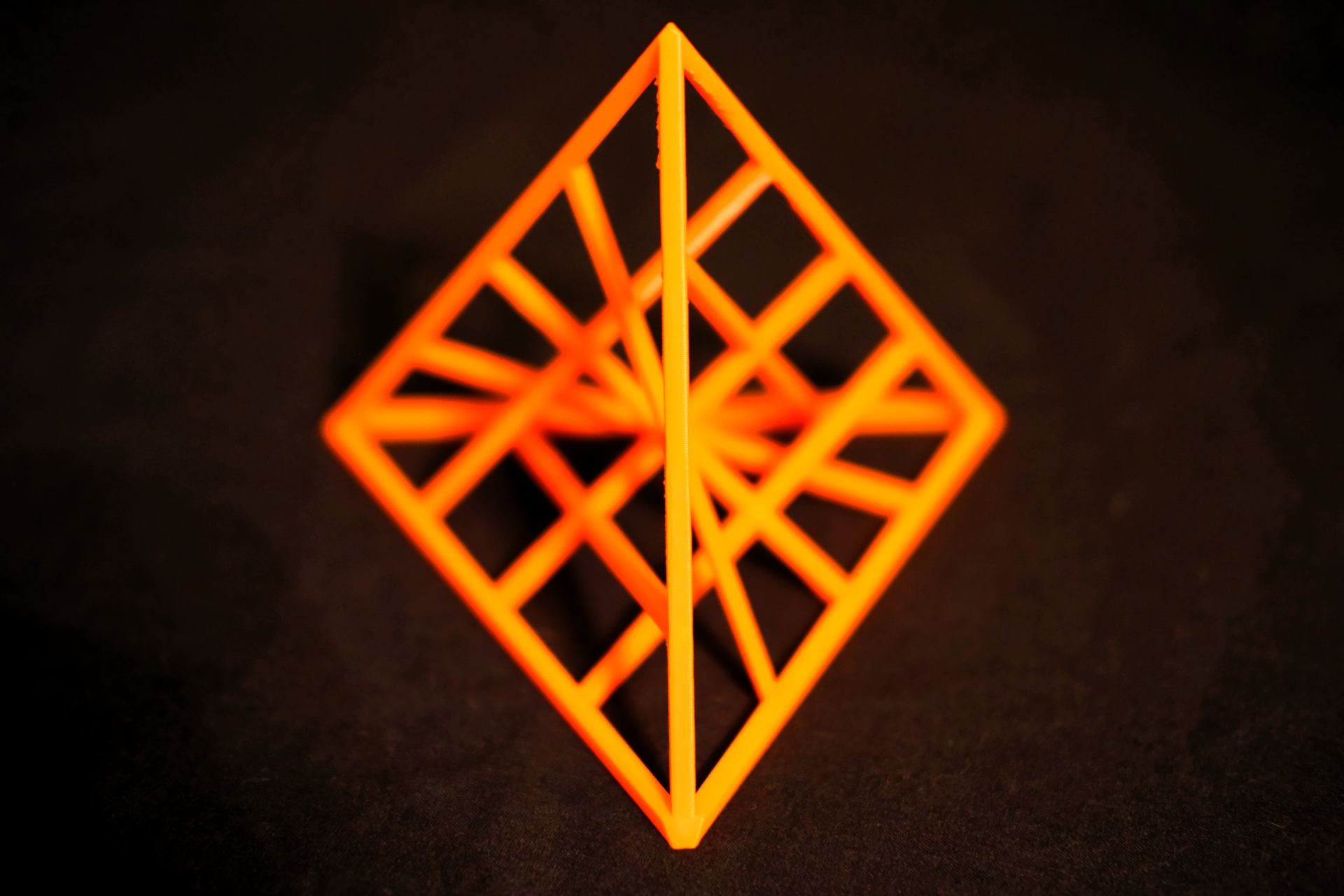 Line Art Tetrahedron