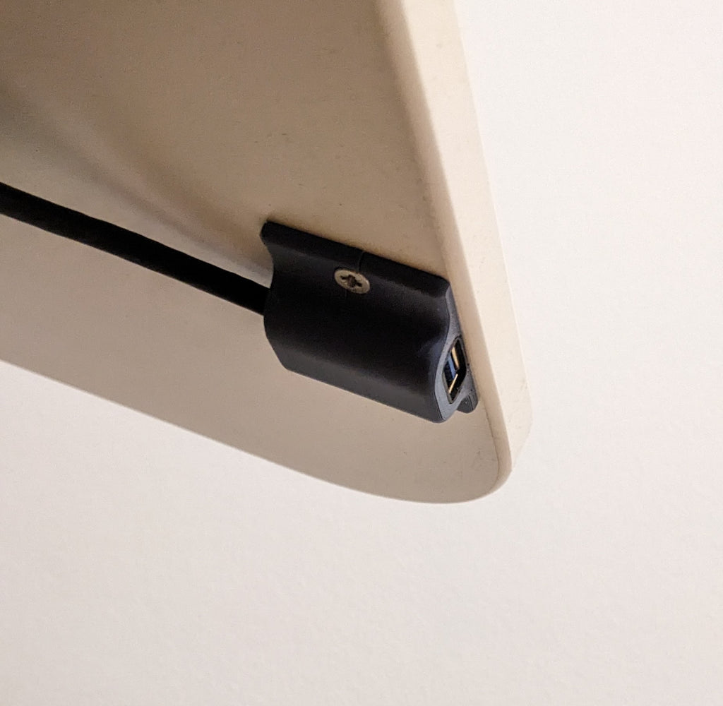USB-A Extension Under Table Mounting Bracket