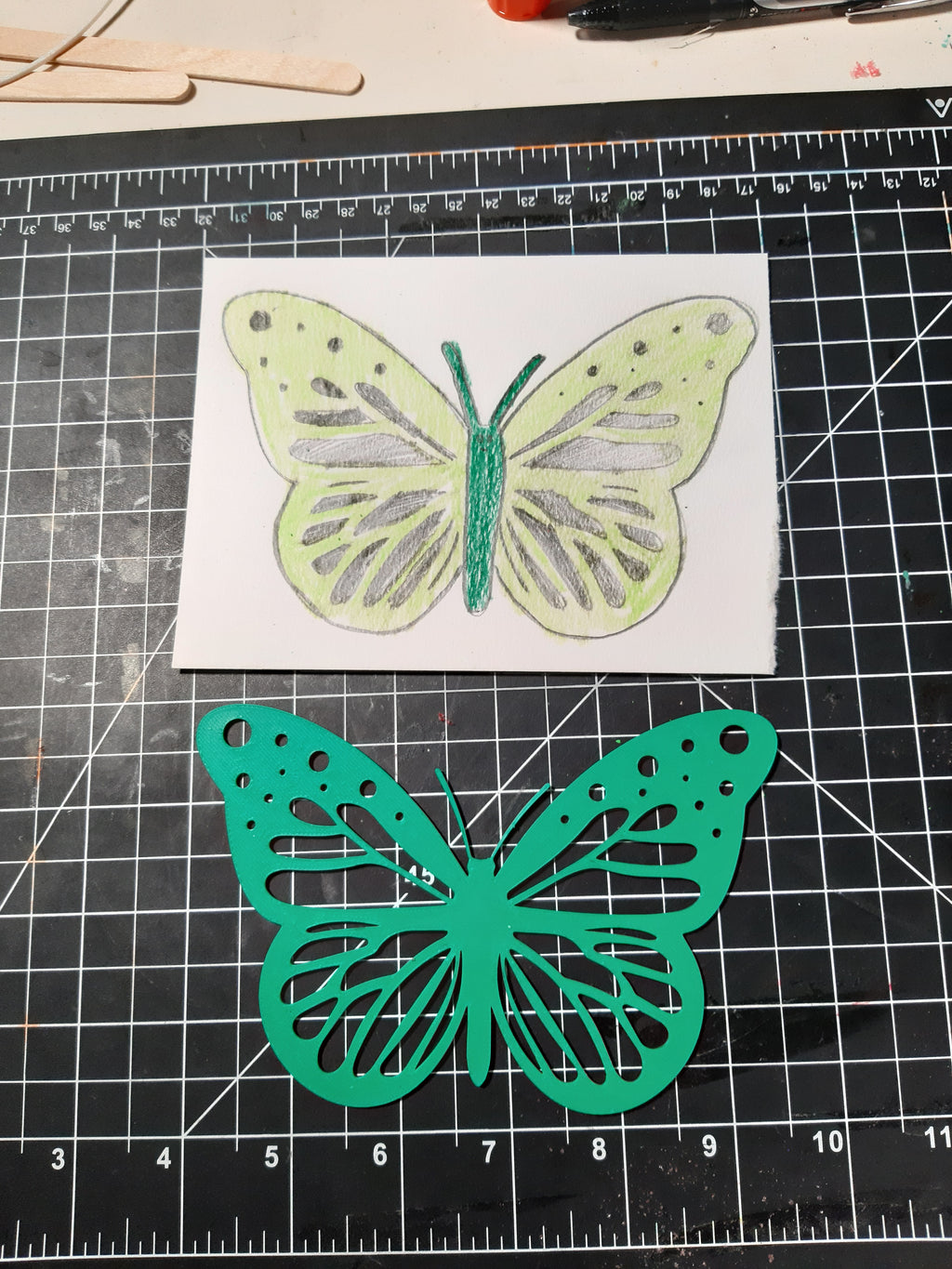 Butterfly Stencil