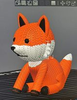 Knitted Fox