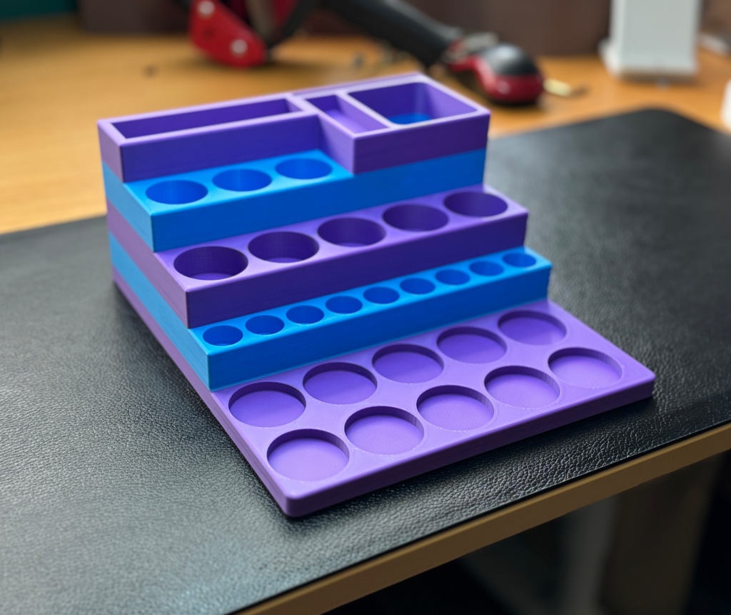 Nail Tech Desk Organizer for Nail & Makeup Product
